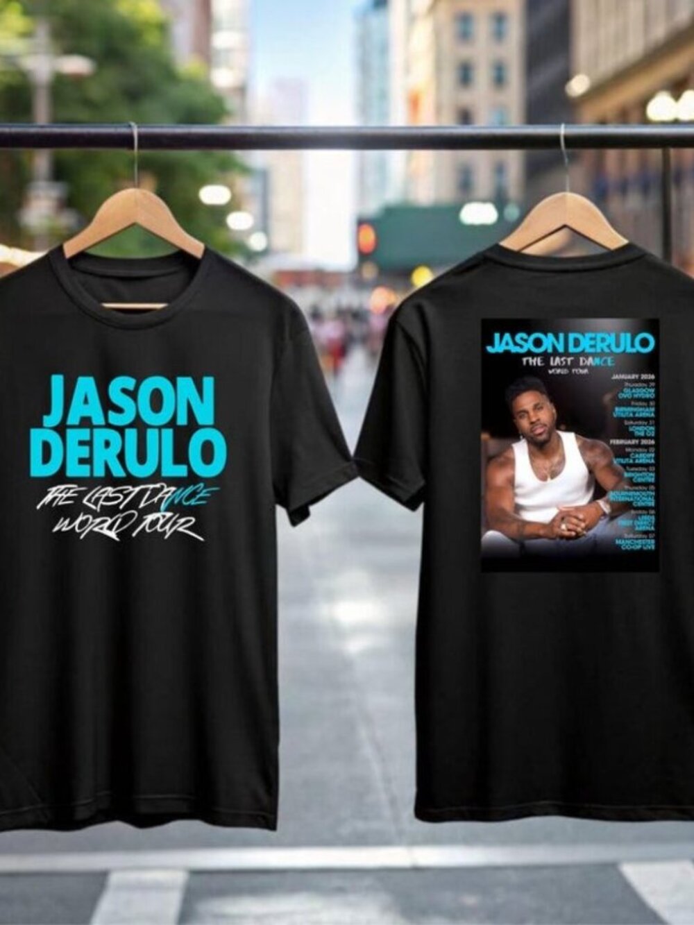 Jason Derulo Shirt The Dance World Tour 2026 T-shirt Jumper UK Concert 2026